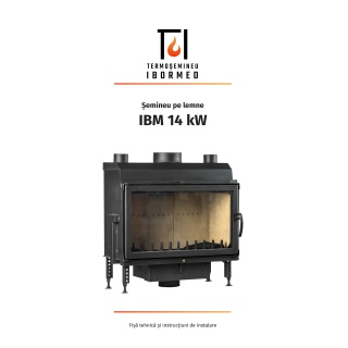 Fișă tehnică - Șemineu IBM14, 14 kW