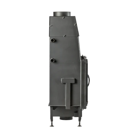 Termoșemineu pe lemne Aqua Plus Max, cu dublă combustie, 28 kW
