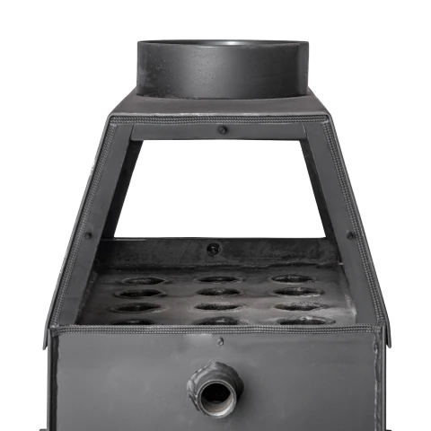 Termoșemineu pe lemne Aqua Plus Double, cu dublă combustie, 16 kW