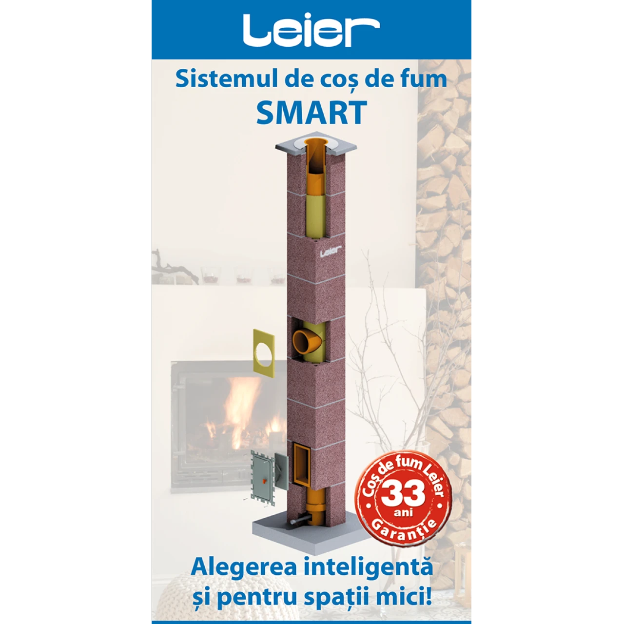 Sistemul de coș de fum Smart 18, 7,66 m :: 7,66 m