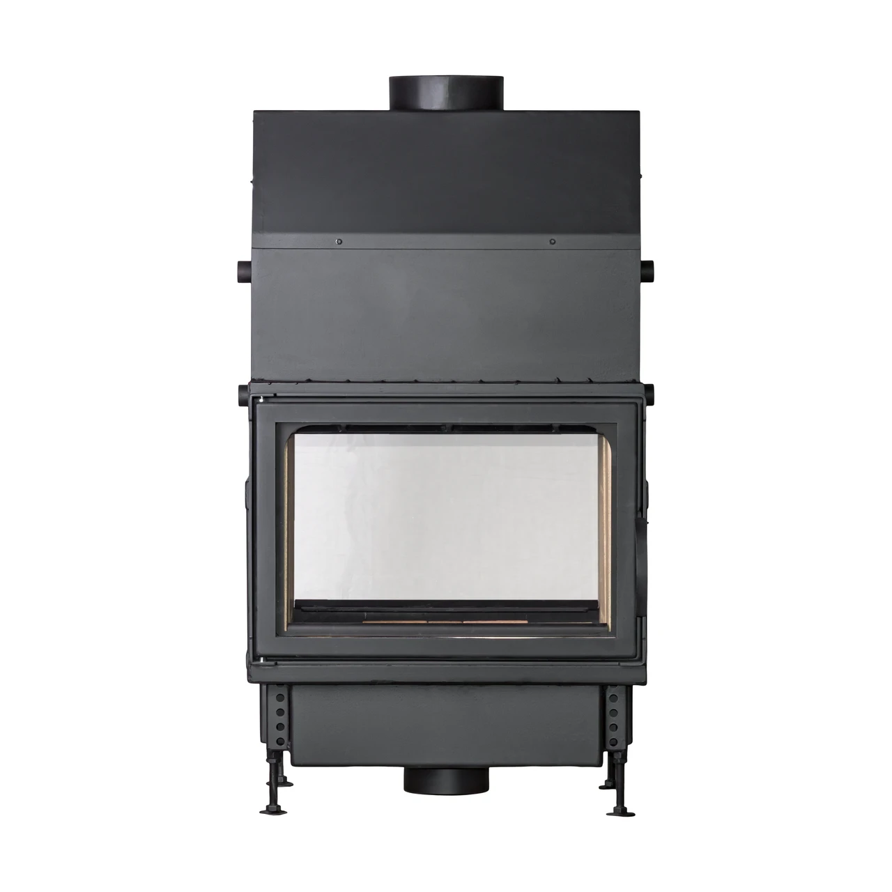 Termoșemineu pe lemne Aqua Plus Double, cu dublă combustie, 16 kW